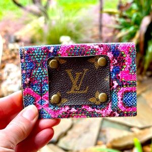 Hot Pink Snakeskin Mini Wallet